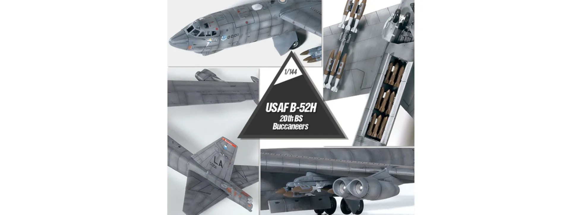 ACADEMY 12622 Boeing B-52H USAF 20th BS Buccaneers | Flugzeug Bausatz 1:144