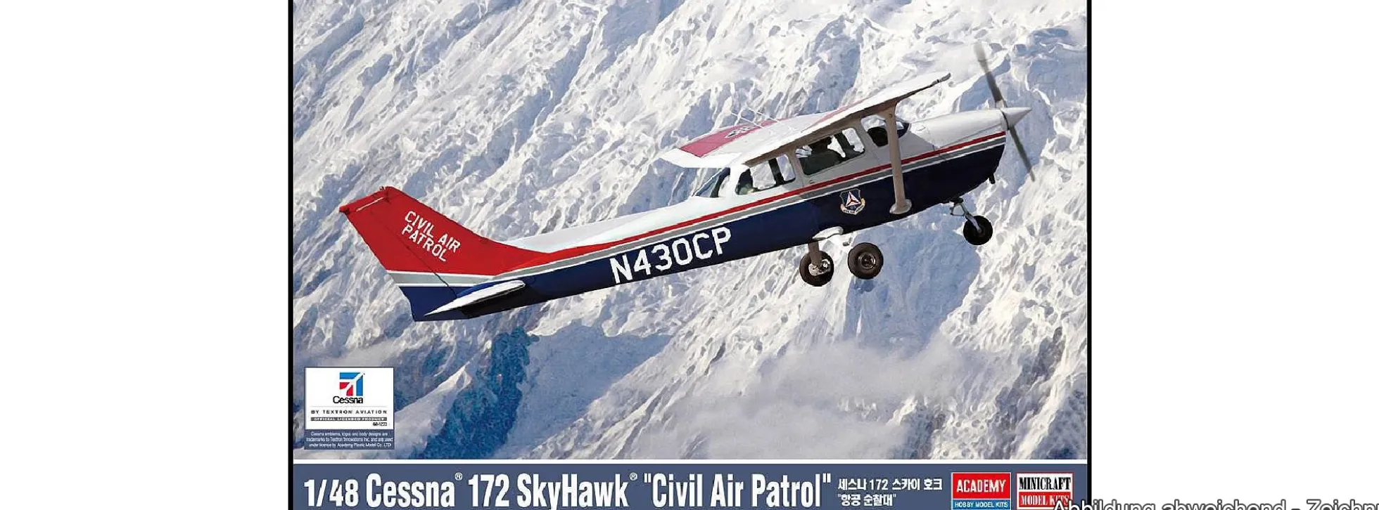 ACADEMY 12367 Cessna 172 Skyhawk Civil Air Patrol | Flugzeug Bausatz 1:48