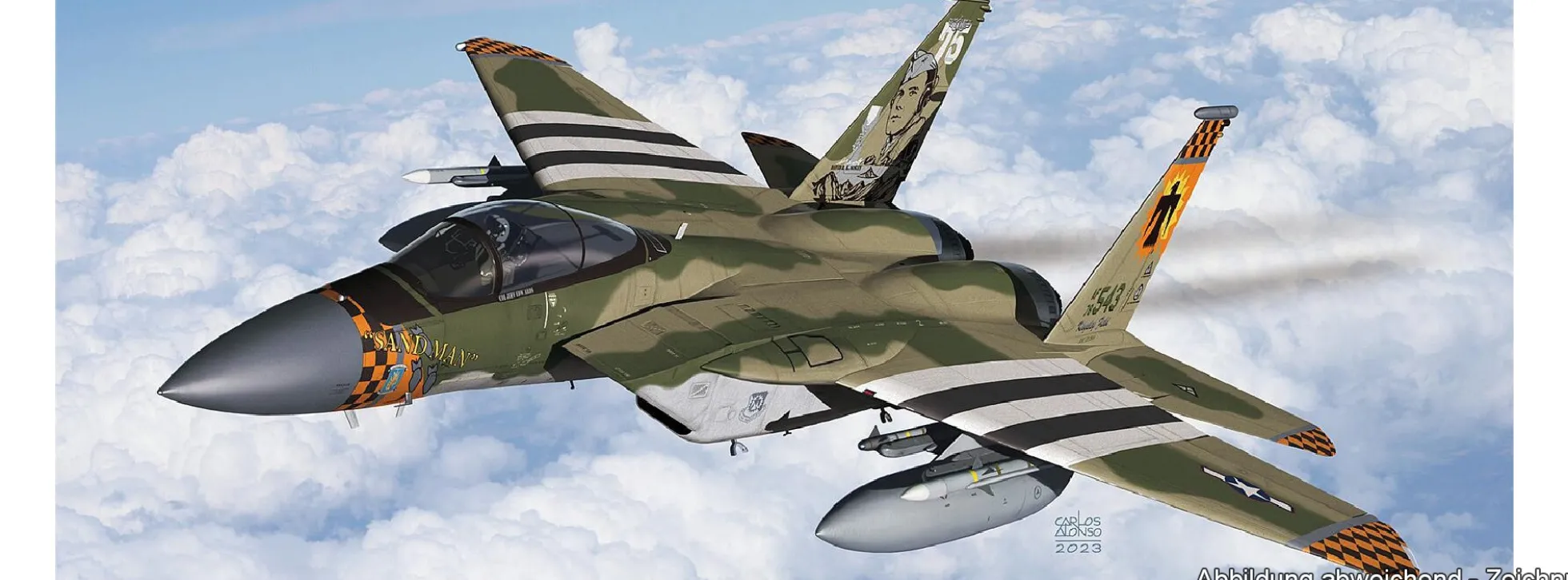 ACADEMY 12582 F-15C 75 Anniversary Medal of Honor | Flugzeugbausatz 1:72
