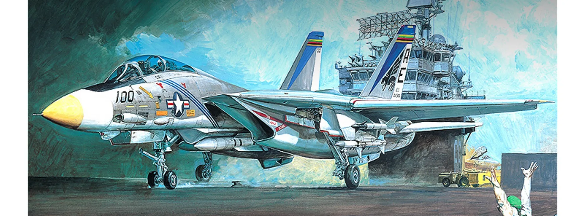 ACADEMY 12253 Grumman F-14A Tomcat | Flugzeug Bausatz 1:48