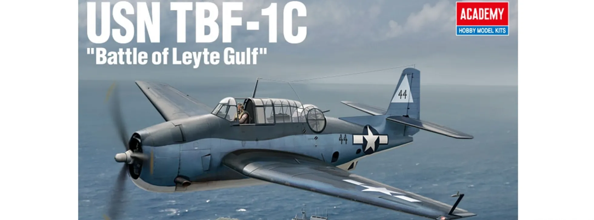 ACADEMY 12340 Grumman TBF-1C USN Leyte Gulf | Flugzeug Bausatz 1:48
