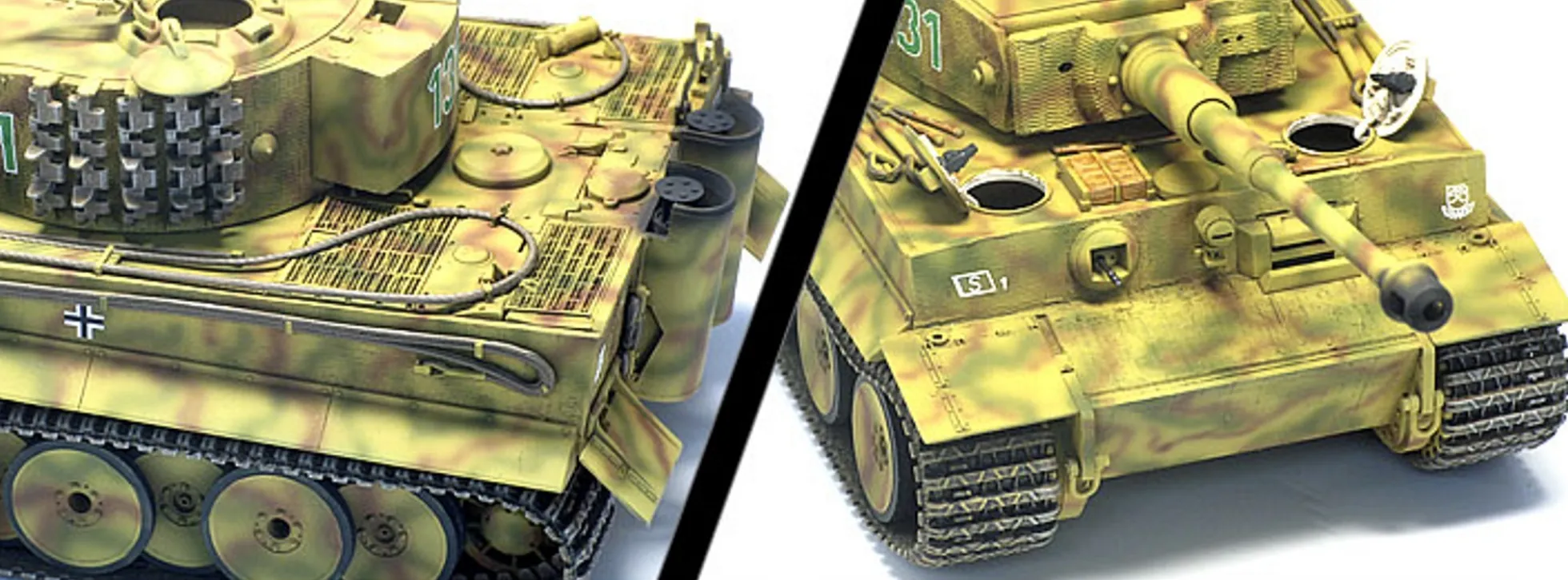 ACADEMY 13287 Tiger I Mid Production | Militär Bausatz 1:35
