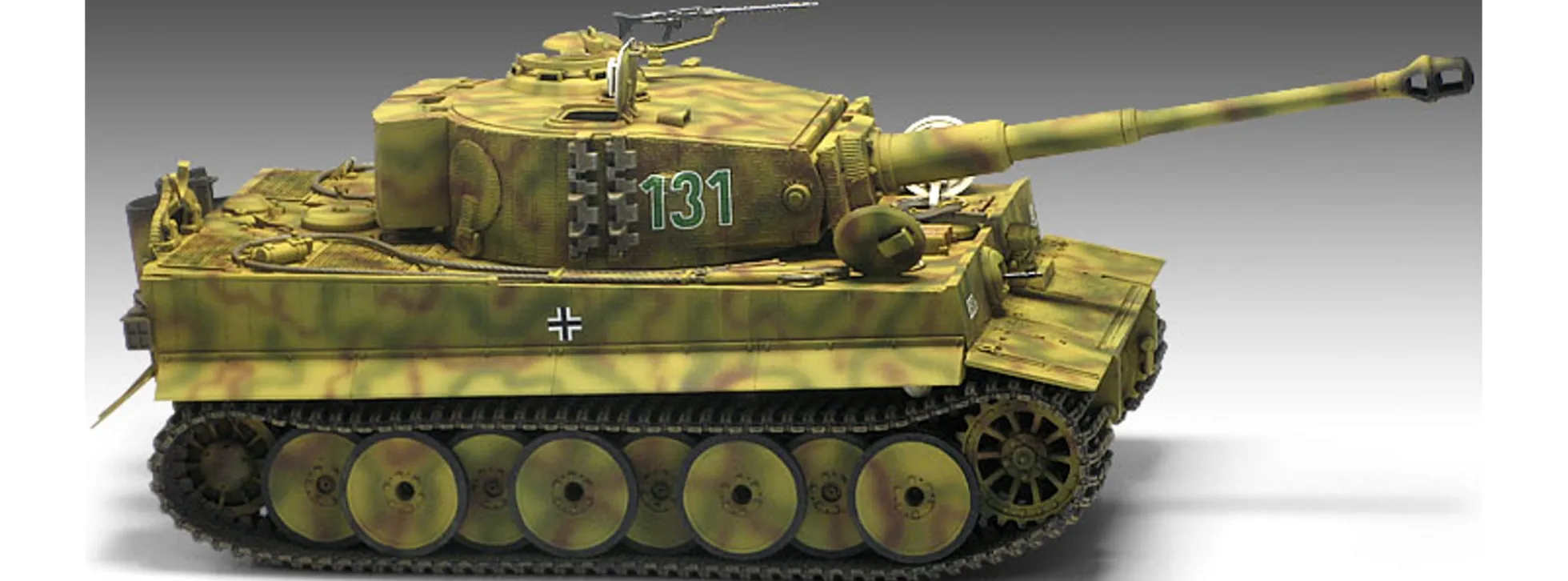 ACADEMY 13287 Tiger I Mid Production | Militär Bausatz 1:35