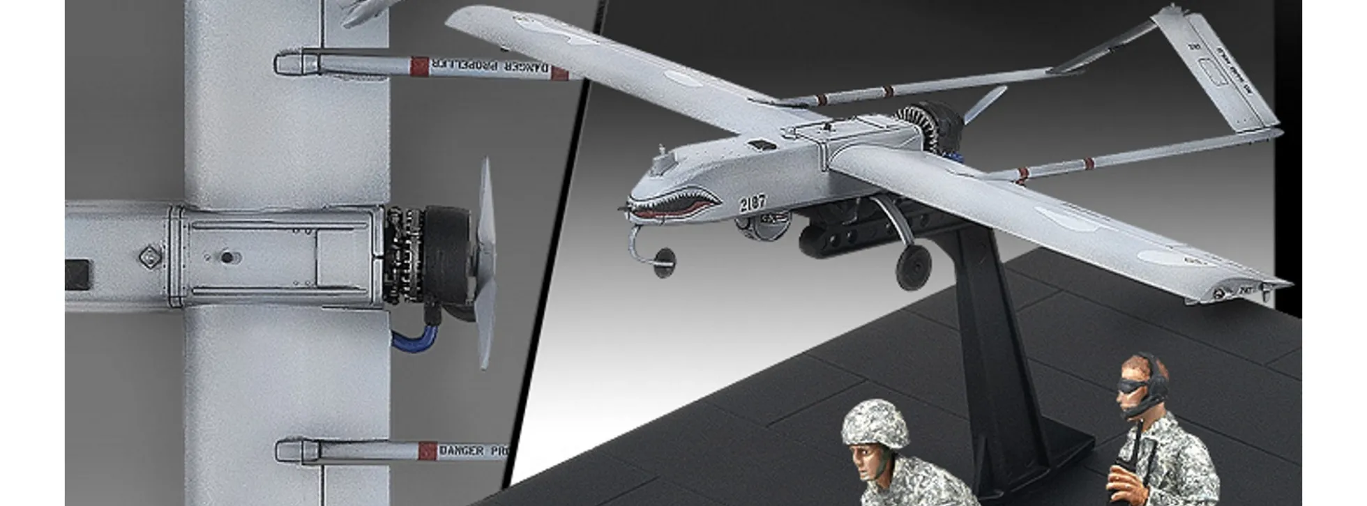 ACADEMY 12117 U.S. Army RQ-7B UAV | Flugzeug Bausatz 1:35
