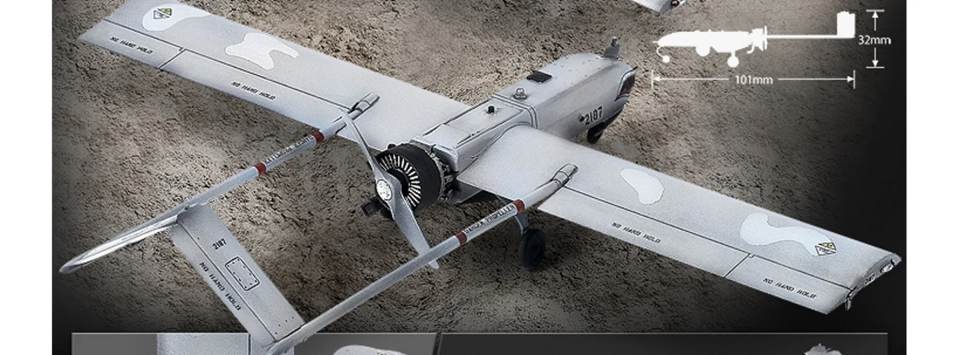 ACADEMY 12117 U.S. Army RQ-7B UAV | Flugzeug Bausatz 1:35