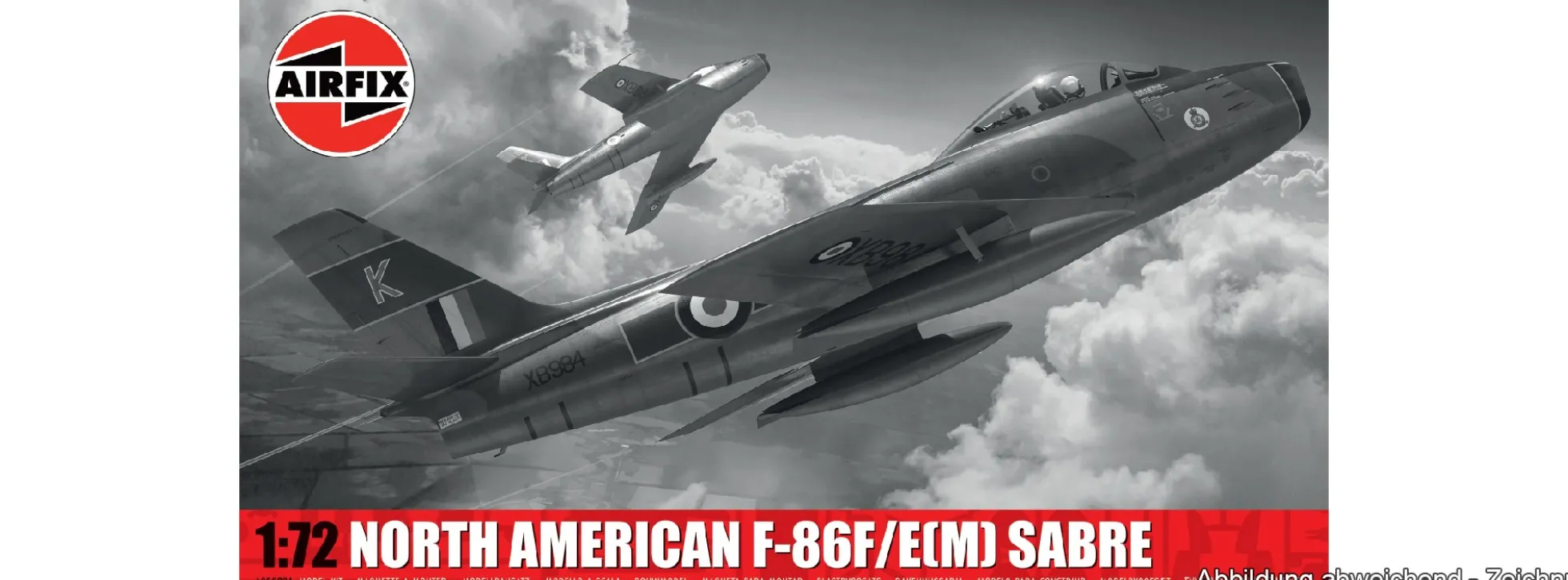 Airfix A03083A North American F-86F/EM Sabre | Flugzeug Bausatz 1:72