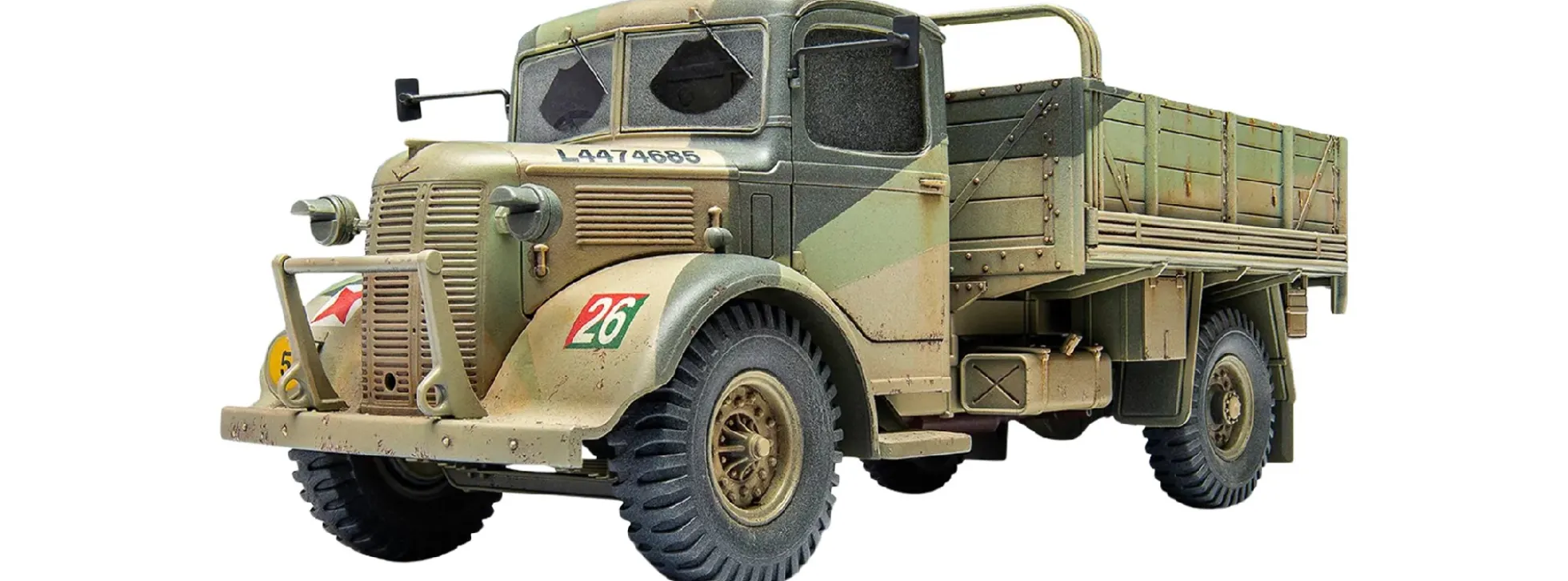Airfix A1380 Britischer Armee LKW 30-CWT 4x2 G.S. Truck | Militär Bausatz 1:35