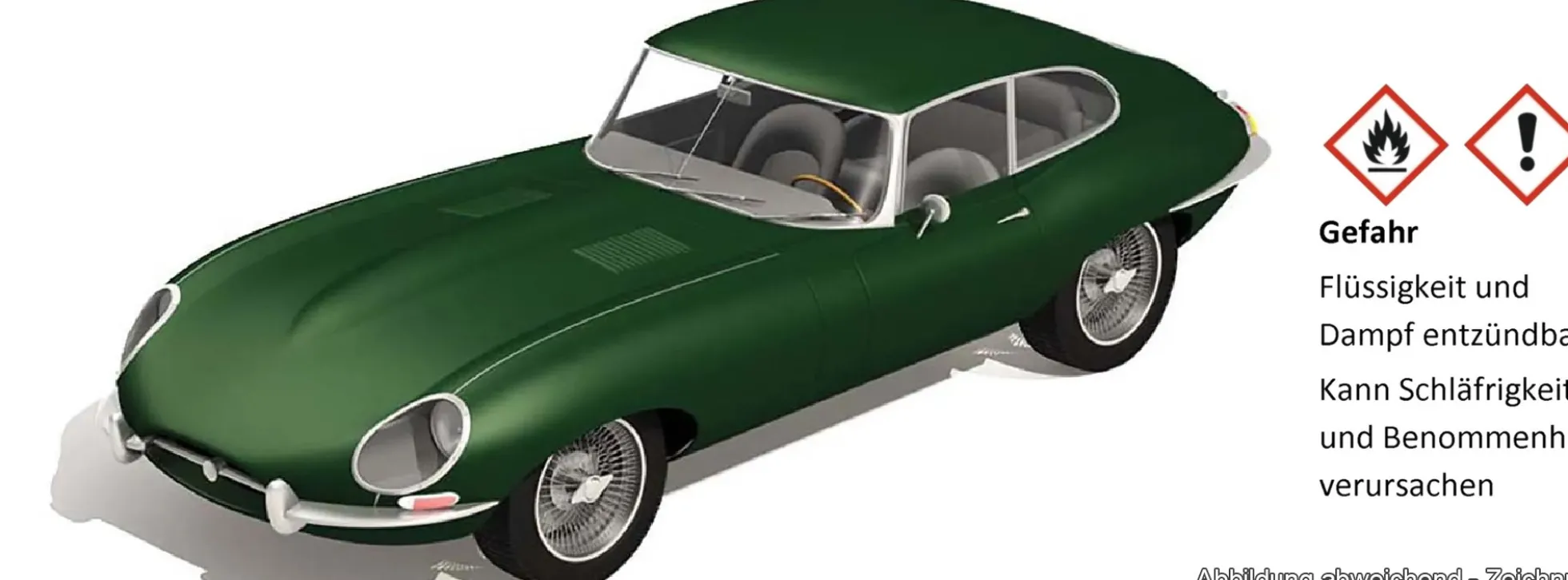 Airfix A55009 Jaguar E-Type Starter Set | Auto Bausatz 1:43