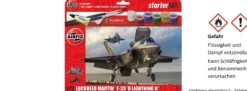 Airfix A55010 Lockheed Martin F-35B Lightning II Starter Set | Flugzeug Bausatz 1:43