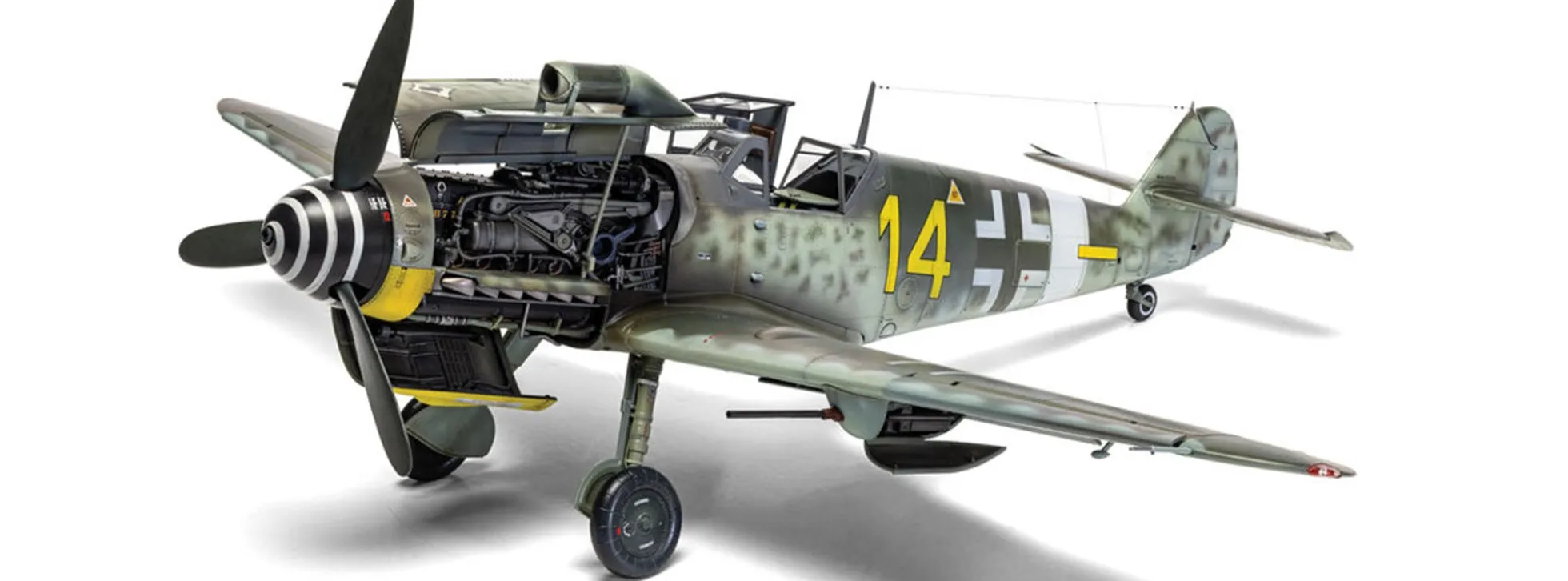 Airfix A17003 Messerschmitt Bf109G-5/6 | Flugzeugbausatz 1:24