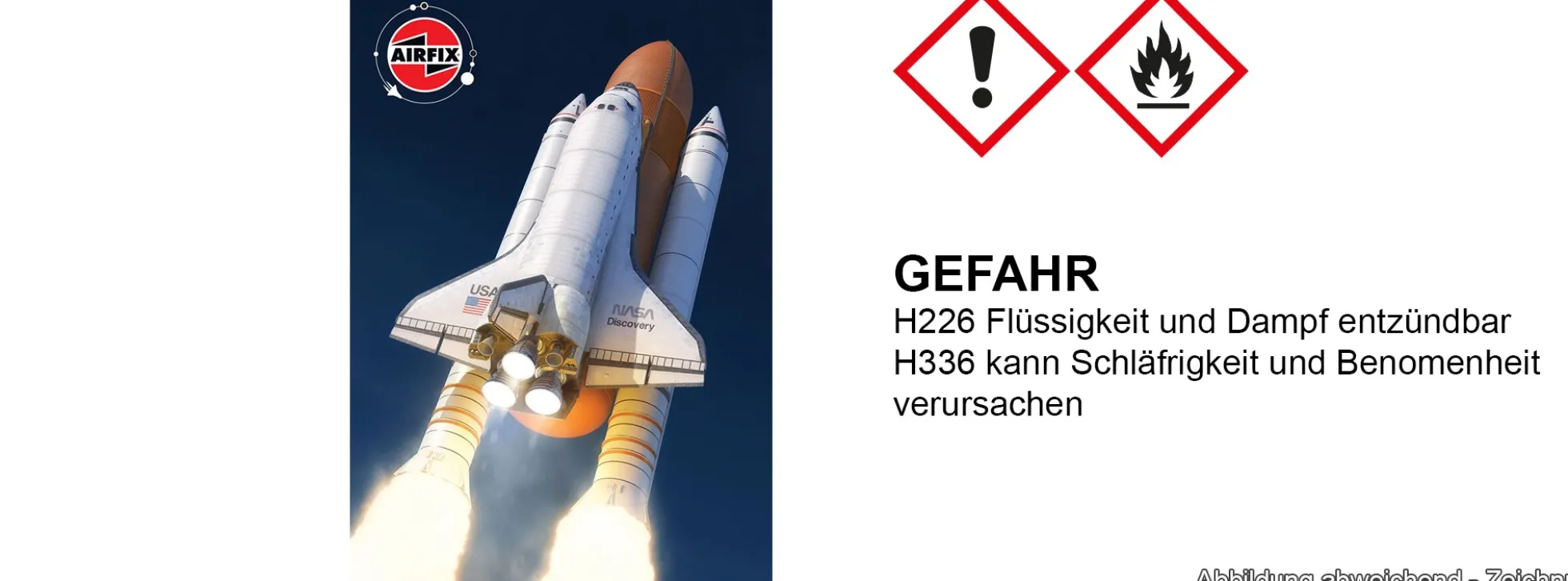 Airfix A50200 Space Shuttle Geschenk-Set | Raumfahrt Bausatz 1:144