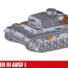 Airfix 981378 Panzer III AUSF J | Panzer Bausatz 1:35