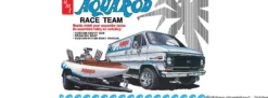 AMT 1338 Chevy Van Aqua Rod Race Team 1975 | Auto Bausatz 1:25