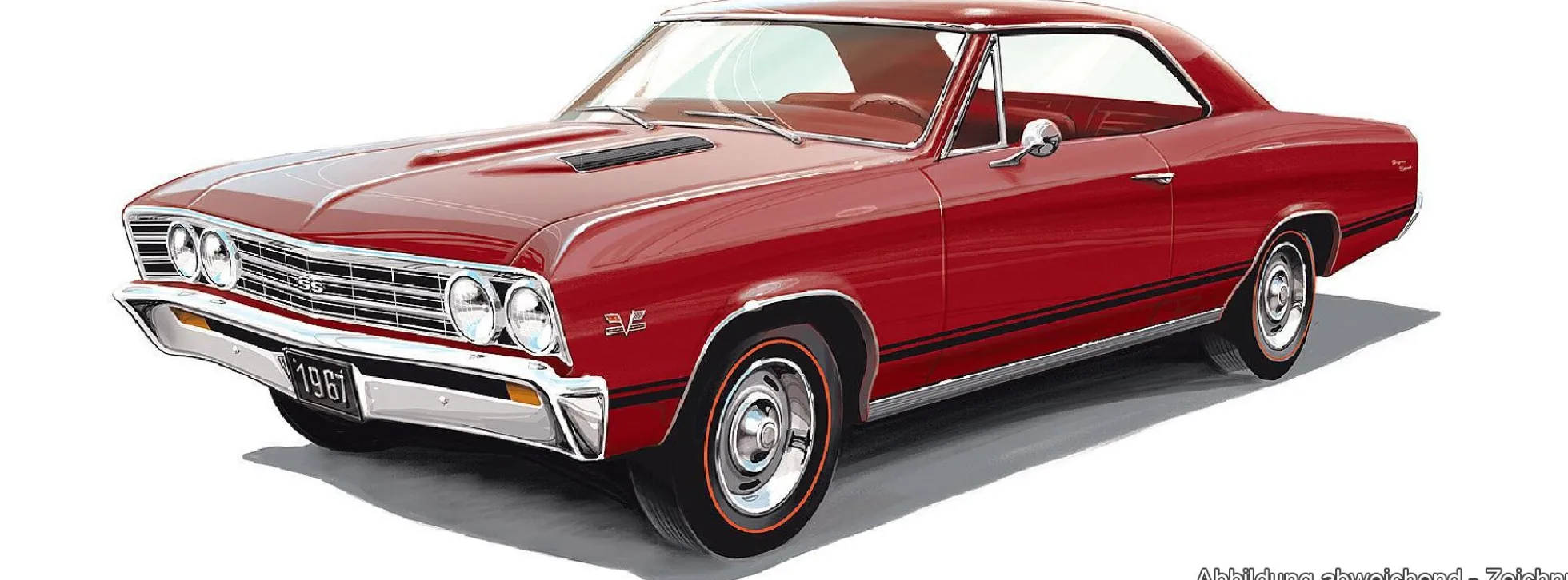 AMT 1388 1967er Chevrolet Chevell | Auto Bausatz 1:25