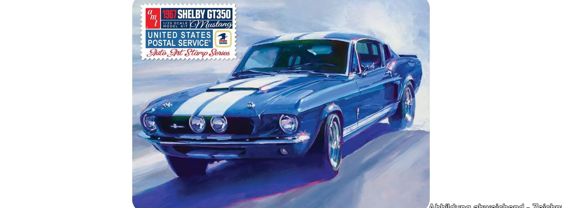 AMT 591356 1967er Shelby GT350 USPS Serie | Auto Bausatz 1:25