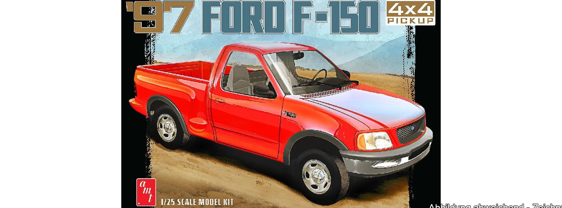 AMT 1367 1997 Ford F-150 4x4 Pickup | Auto Bausatz 1:25