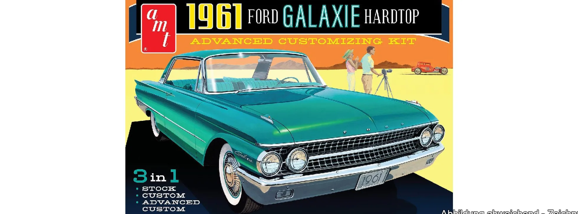 AMT 1430 1961 Ford Galaxie Hardtop | Auto Bausatz 1:25