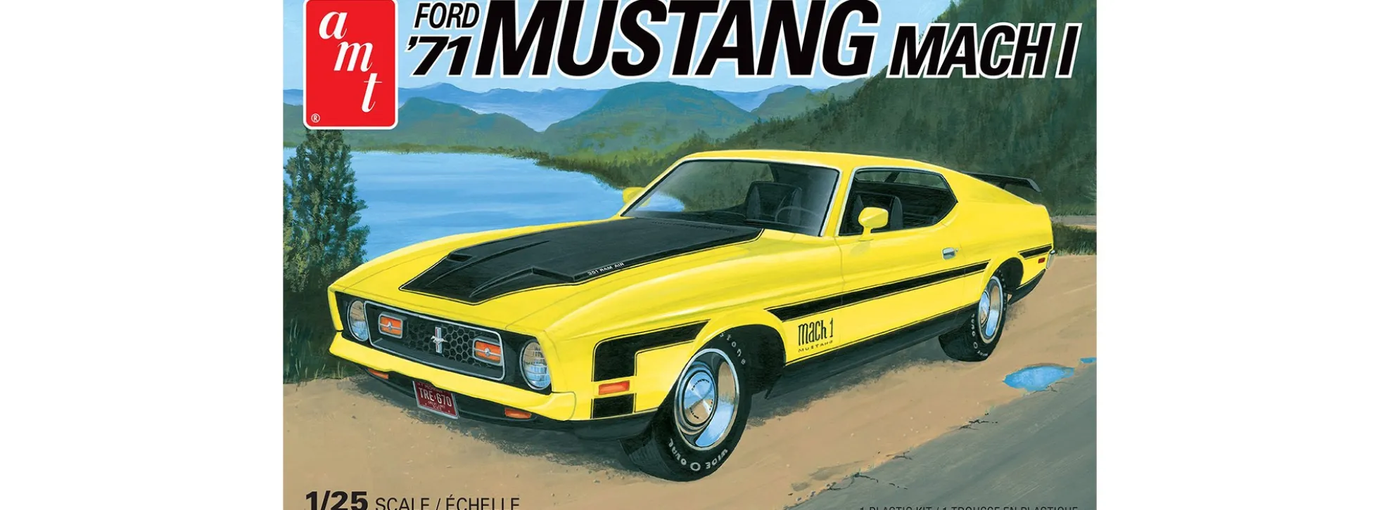 AMT 591262 Ford Mustang 1971er Mach I | Auto Bausatz 1:25