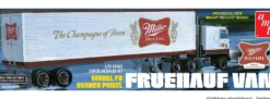 AMT 1234 Fruehauf 40 Fuß Auflieger Miller Beer | LKW-Auflieger Bausatz 1:25