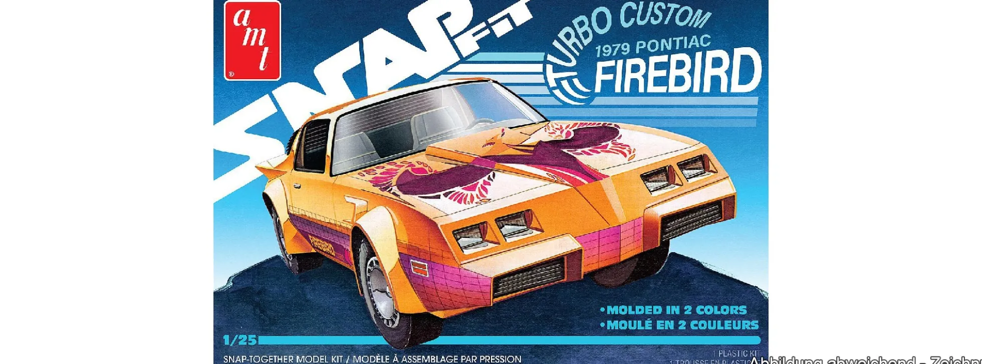 AMT 1211M Pontiac 1979 Firebird Turbo Custom Snap | Auto Bausatz 1:25