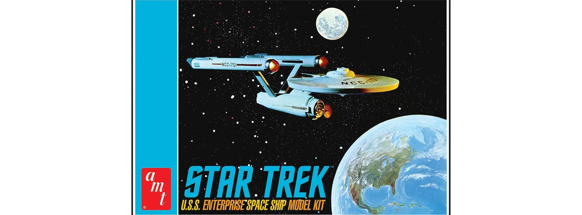 AMT 591296 Star Trek Classic U.S.S. Enterprise | Raumfahrt Bausatz 1:650