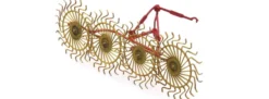 Artitec 387.280 Acrobat Heuwender rot-gelb | Landwirtschaftsmodell 1:87