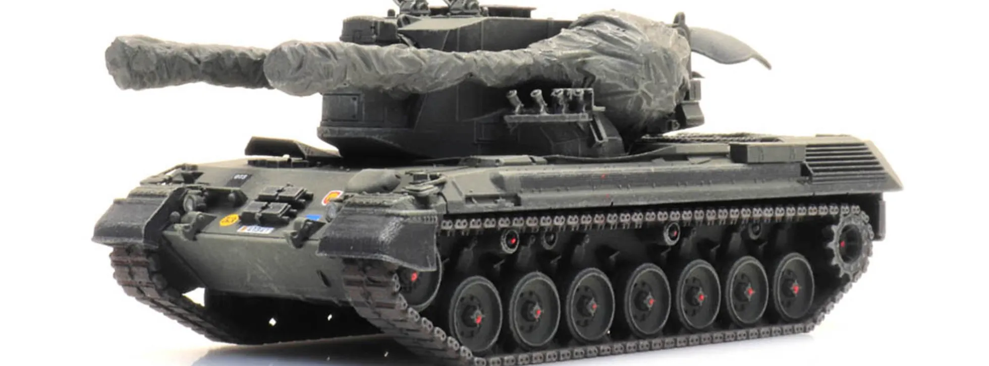 Artitec 6870398 B Gepard Eisenbahntransport Belgien | Panzermodell 1:87