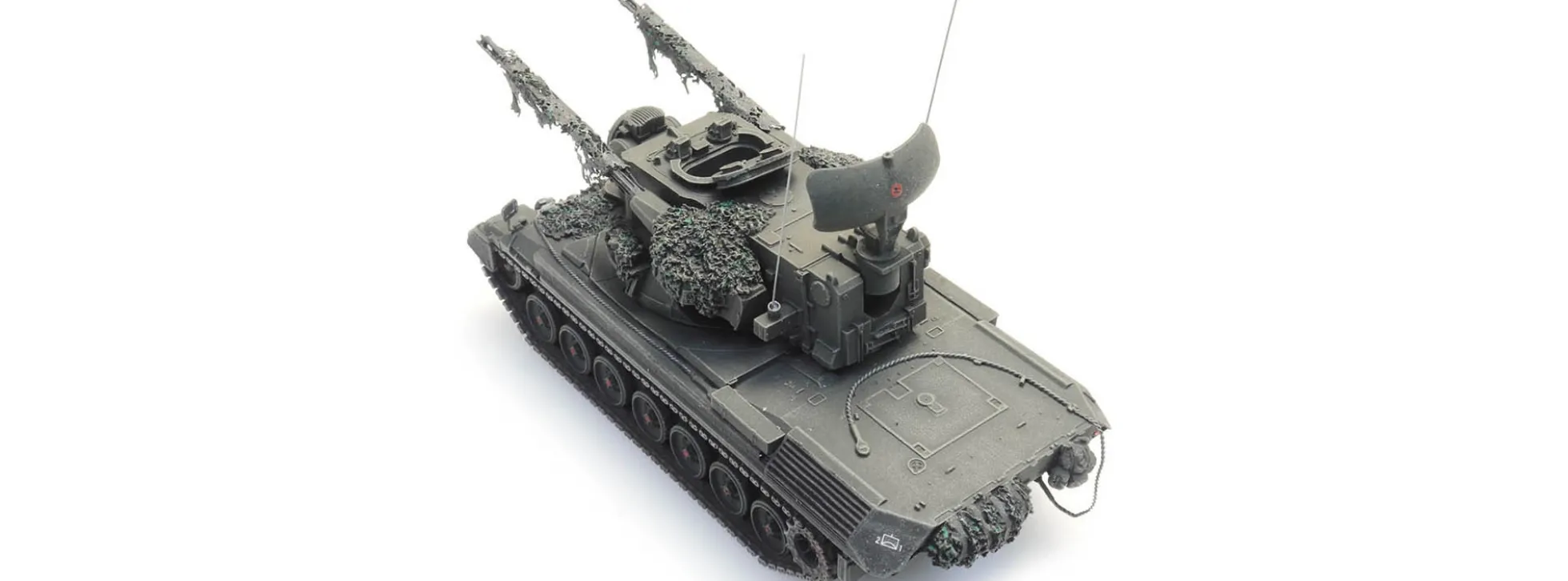 Artitec 6870395 BRD Flugabwehrkanonenpanzer 1 Gepard Gefechtsbereit | Panzermodell 1:87