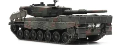 Artitec 6870186 BRD Leopard 2A4 Fleckentarnung Eisenbahntransport | Panzermodell 1:87