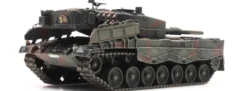 Artitec 6870186 BRD Leopard 2A4 Fleckentarnung Eisenbahntransport | Panzermodell 1:87