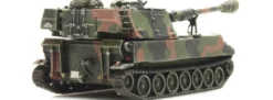 Artitec 6870098 BRD M109 A3G Flecktarnung Eisenbahntransport | Panzermodell 1:87