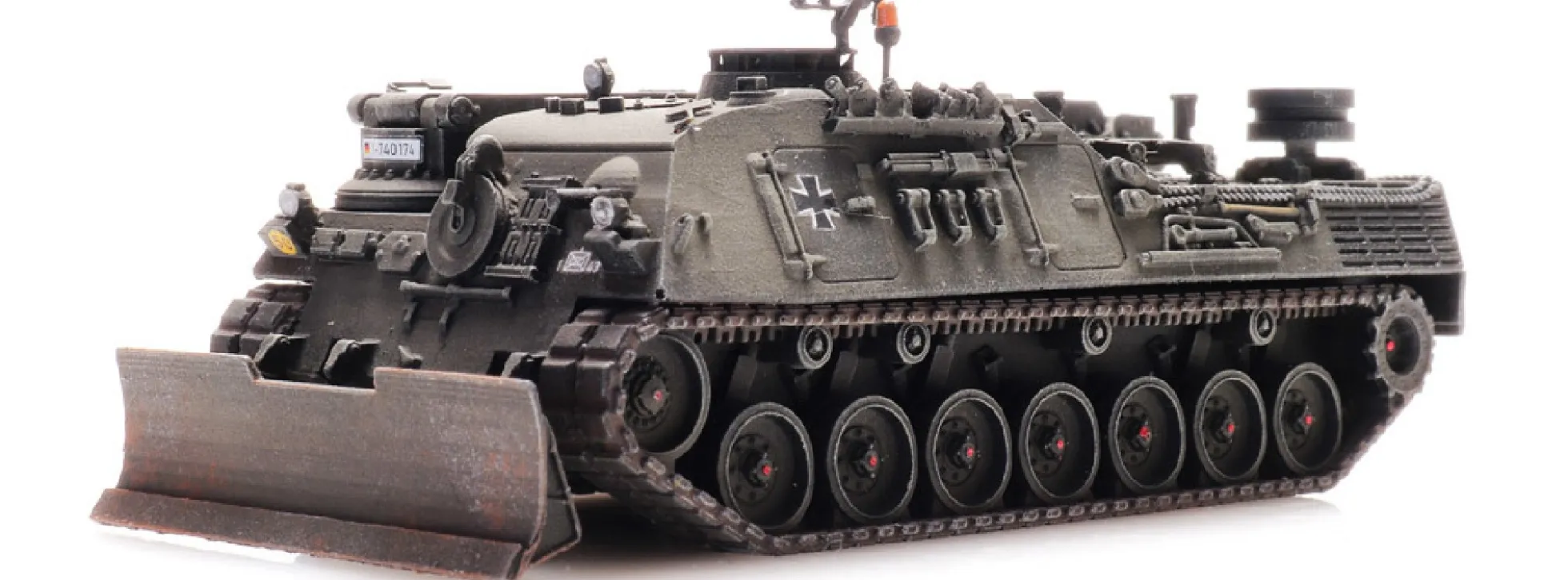 Artitec 6870421 BW Bergepanzer 2 Verladung | Panzermodell 1:87