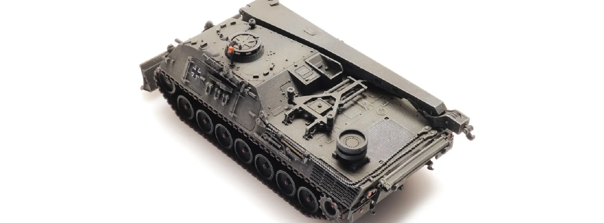 Artitec 6870421 BW Bergepanzer 2 Verladung | Panzermodell 1:87