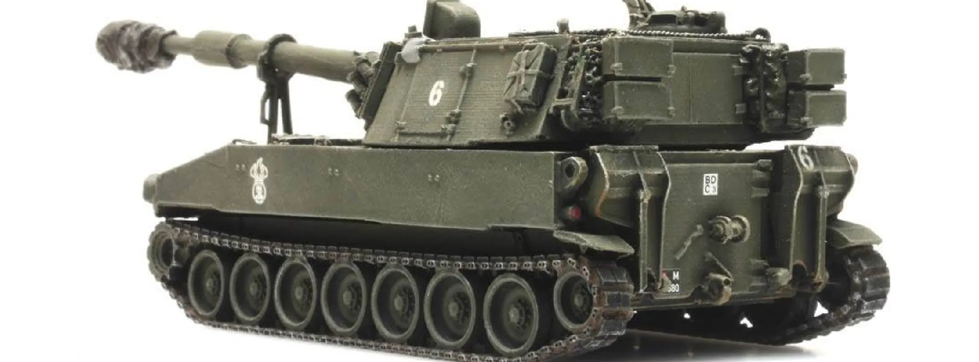 Artitec 6870155 CH M109 A2 Eisenbahntransport | Panzermodell 1:87