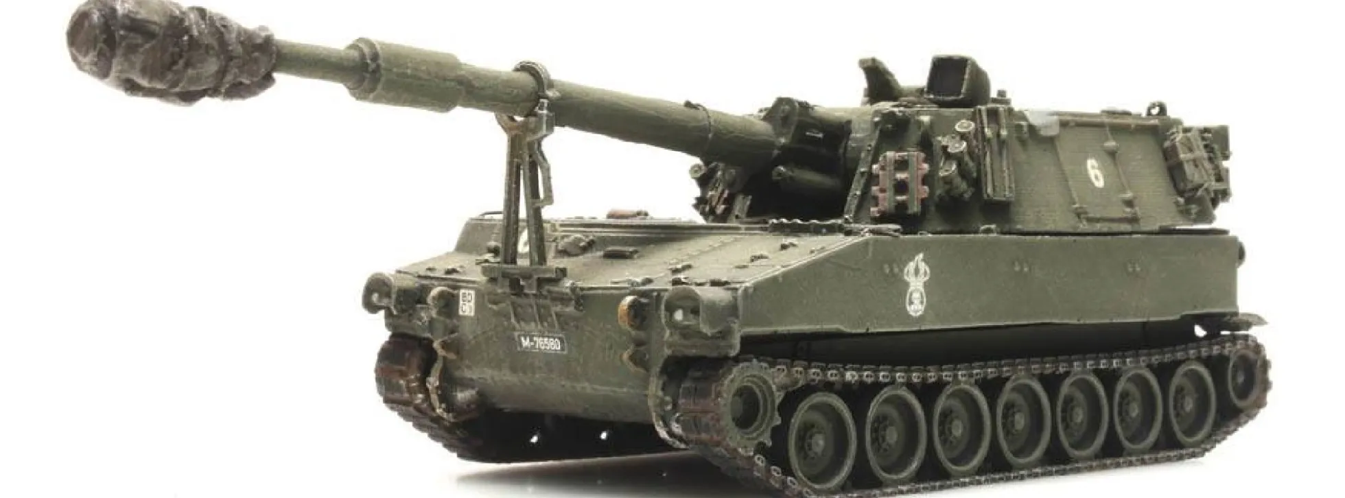 Artitec 6870155 CH M109 A2 Eisenbahntransport | Panzermodell 1:87