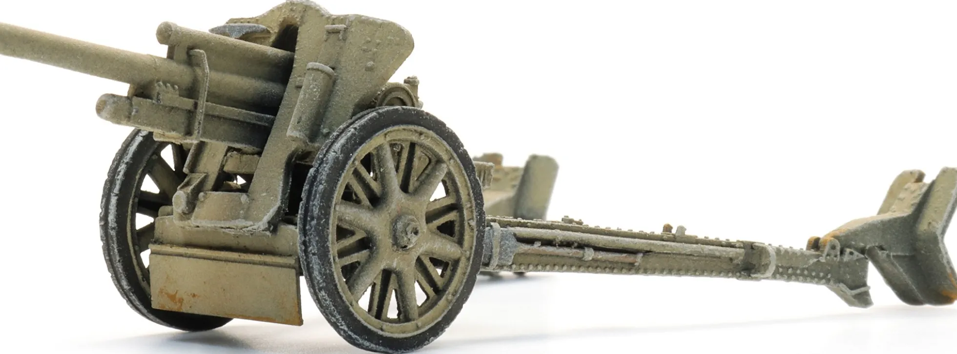 Artitec 6870746 10,5cm LeFH 18 Afrika in Stellung | Militärmodell 1:87