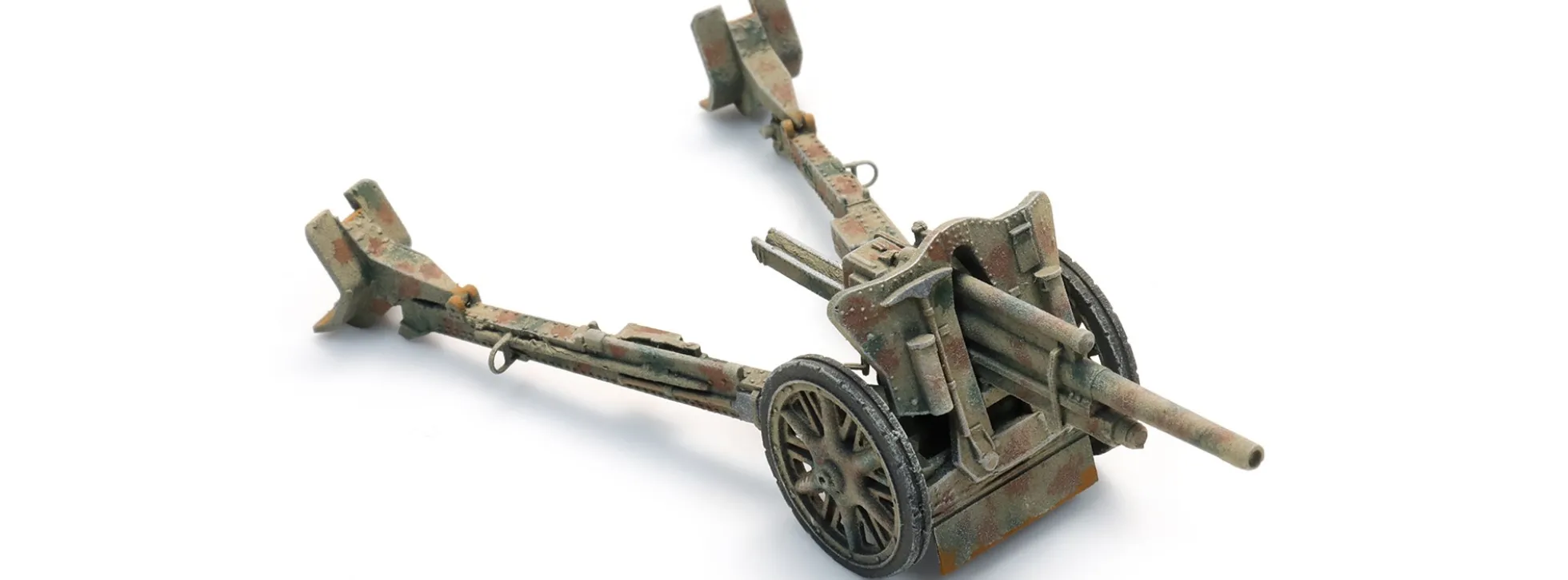 Artitec 6870745 10,5cm LeFH 18 Tarnung in Stellung | Militärmodell 1:87