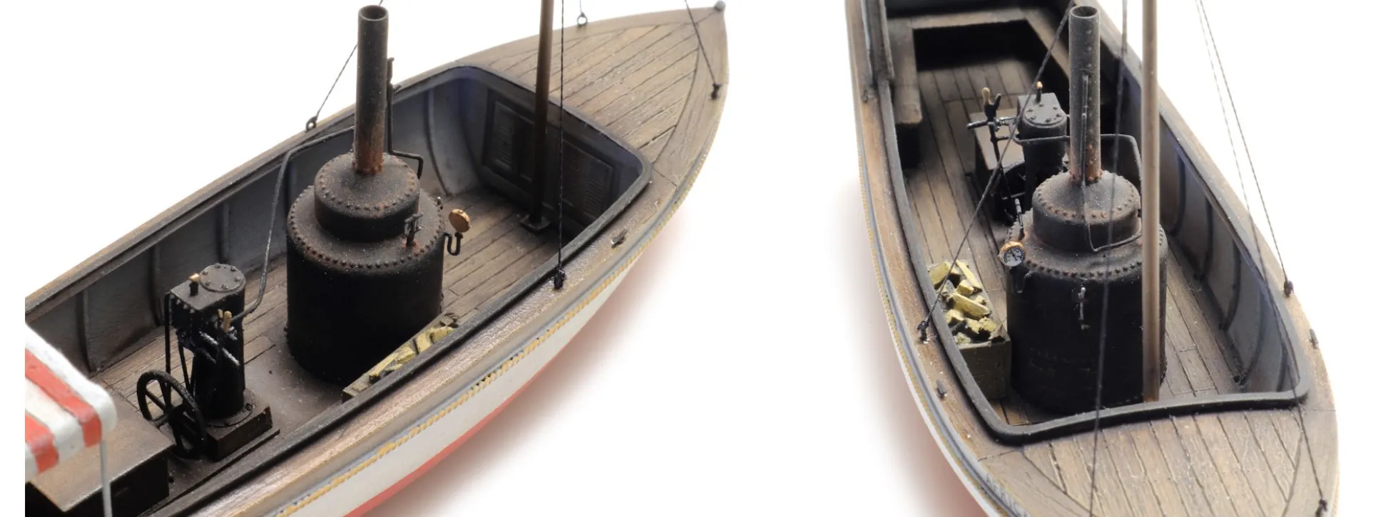 Artitec 387.460 Dampfbarkasse African Queen 109mm | Schiffsmodell 1:87