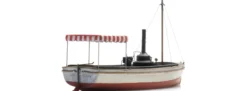 Artitec 387.461 Dampfbarkasse African Queen Wasserlinie 109mm | Schiffsmodell 1:87