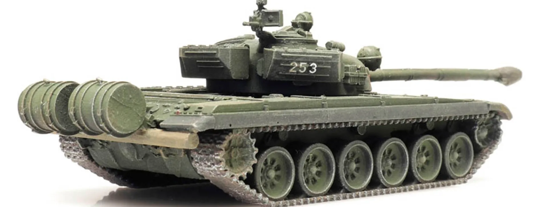 Artitec 6870349 DDR NVA T-72 URAL Eisenbahntransport | Panzermodell 1:87
