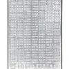 Artitec 10.353 Deutsche Kennzeichenschilder Satz A 1956-1994 | 190 Stück | Zubehör Spur H0