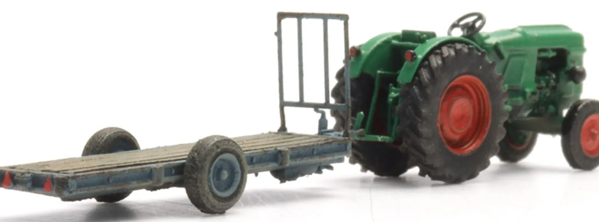 Artitec 316.155 Deutz D30 Obstgartentraktor mit Anhänger | Agrarmodell 1:160