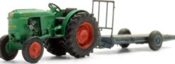 Artitec 316.155 Deutz D30 Obstgartentraktor mit Anhänger | Agrarmodell 1:160