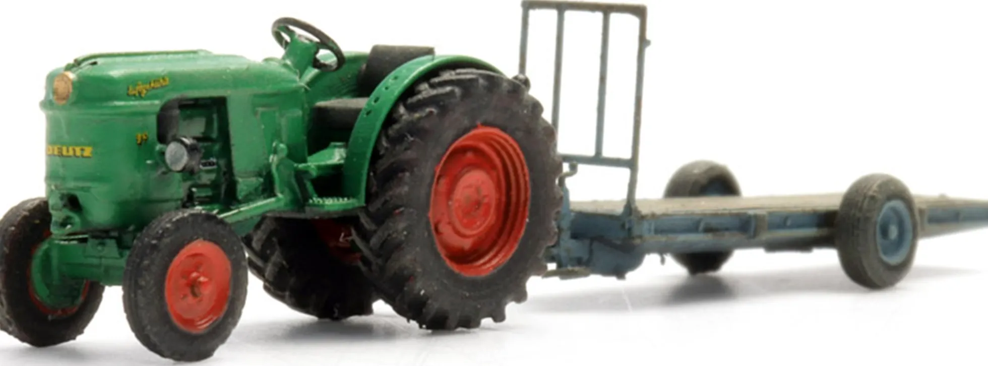 Artitec 316.155 Deutz D30 Obstgartentraktor mit Anhänger | Agrarmodell 1:160