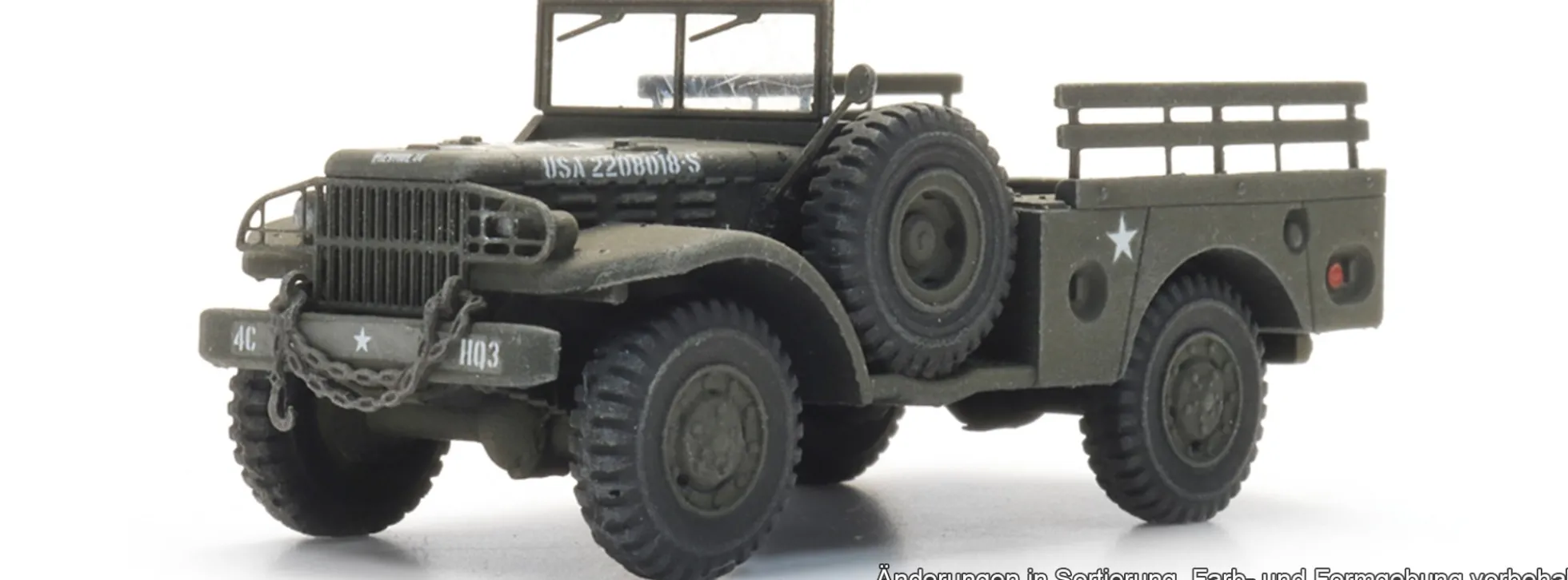 Artitec 6870758 Dodge WC51 US Army | Militärmodell 1:87