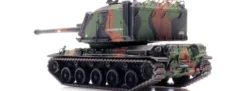 Artitec 6870434 FR AMX 30 AUF 1 155mm Tarnung Eisenbahntransport | Panzermodell 1:87