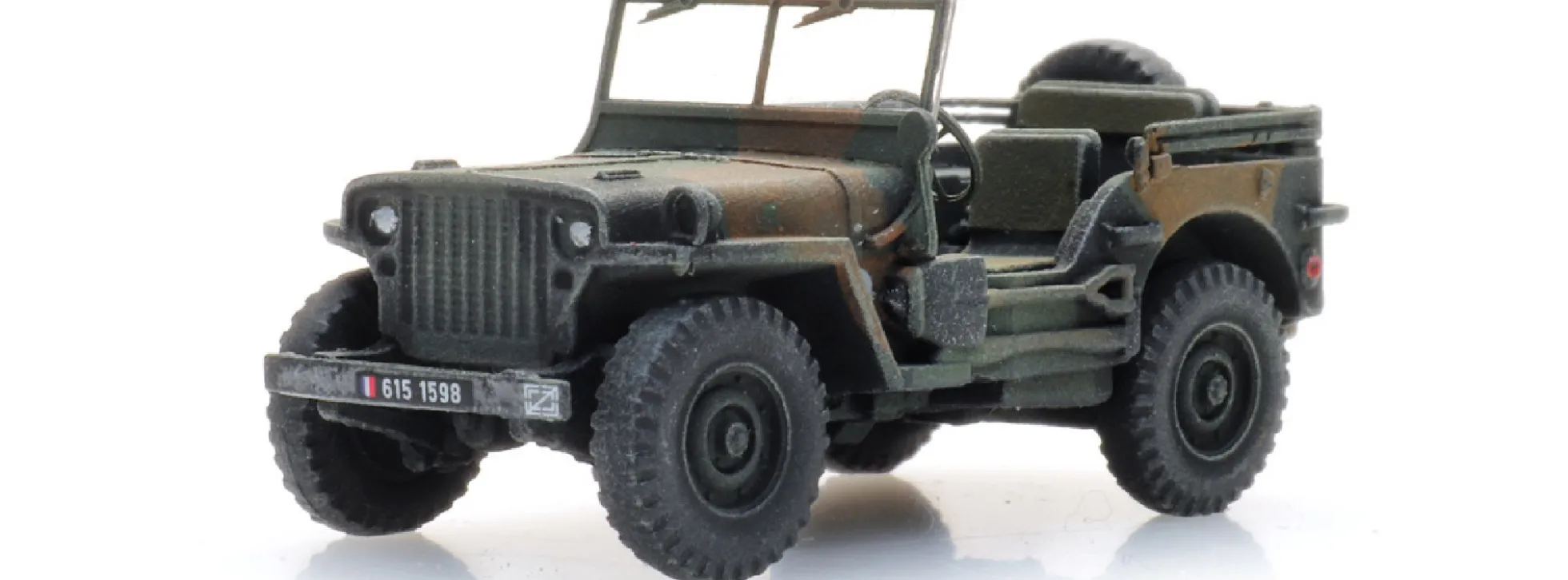 Artitec 6870582 FR M201 Hotchkiss Jeep camo | Militärmodell 1:87