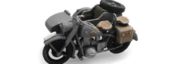 Artitec 387.44-GR WM BMW R75 mit Beiwagen grau | Militärmodell 1:87
