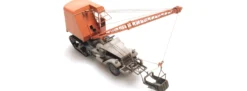 Artitec 316.100 Halbkettenfahrzeug mit Schürfkübelbagger | Baumaschinenmodell 1:160