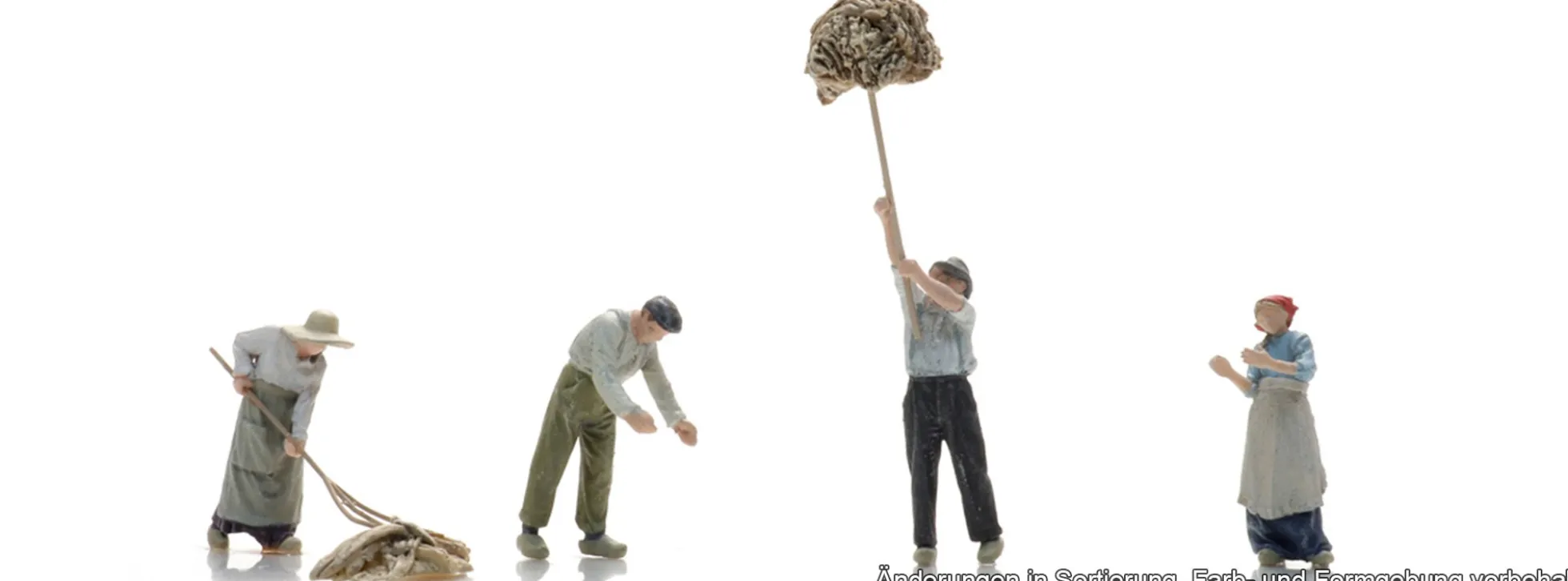 Artitec 7720017 Heumacher | 4 Stück | Figuren Bausatz 1:72